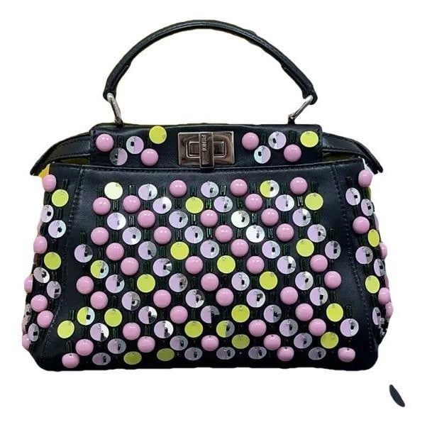 Peekaboo leather handbag