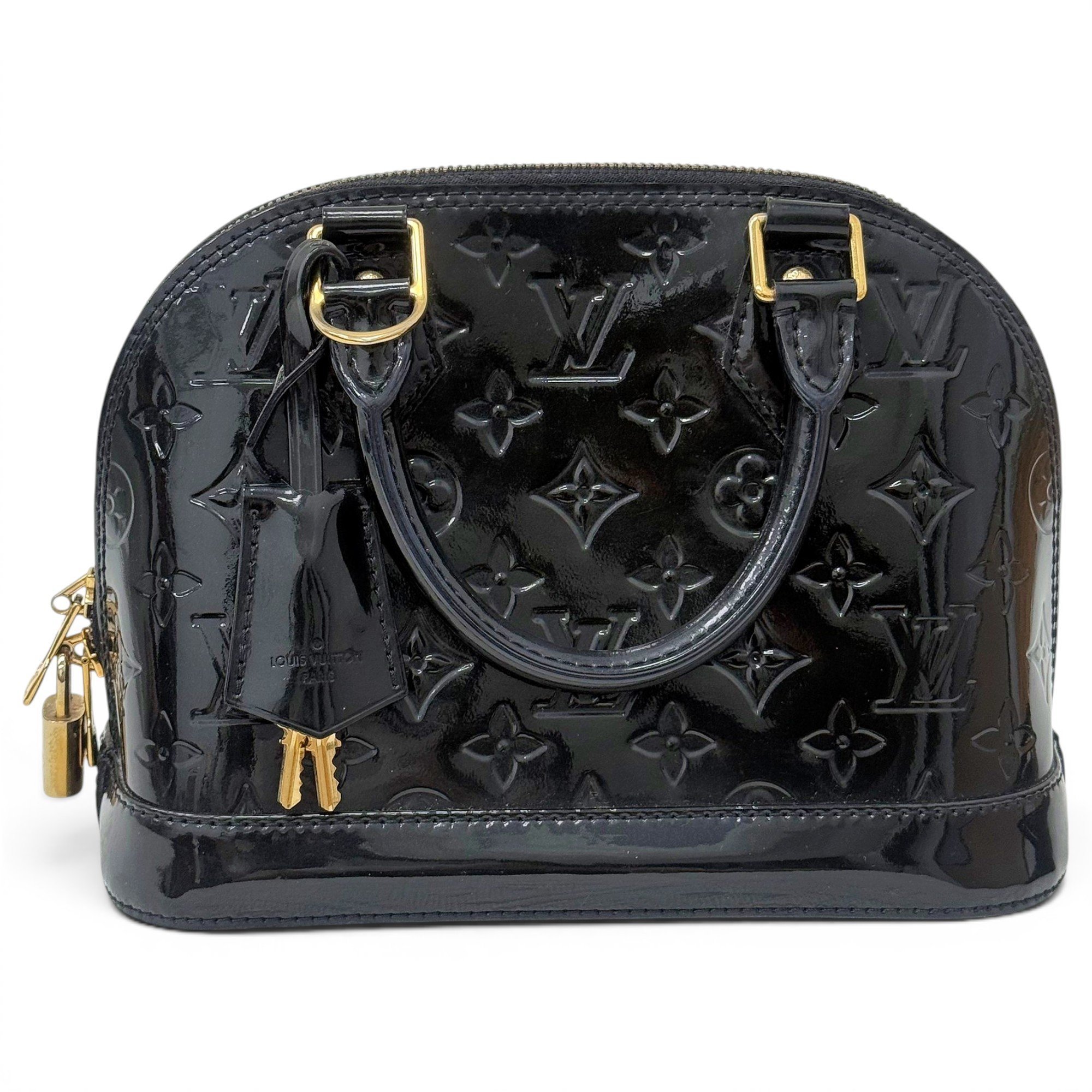 Alma BB patent leather handbag
