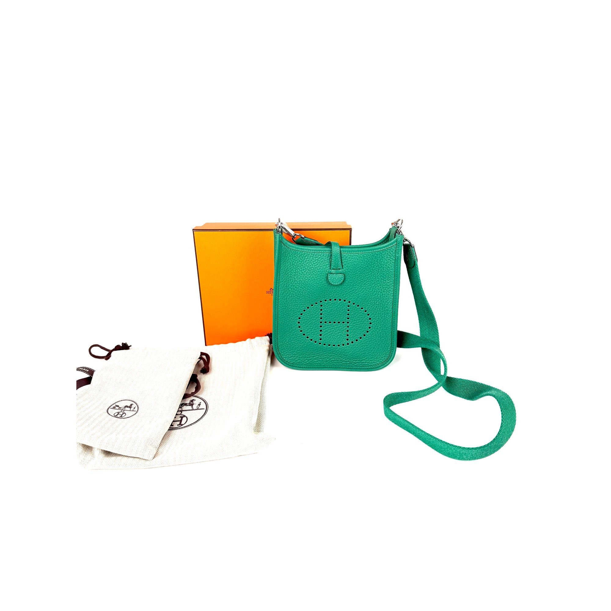 Mini Evelyne leather crossbody bag