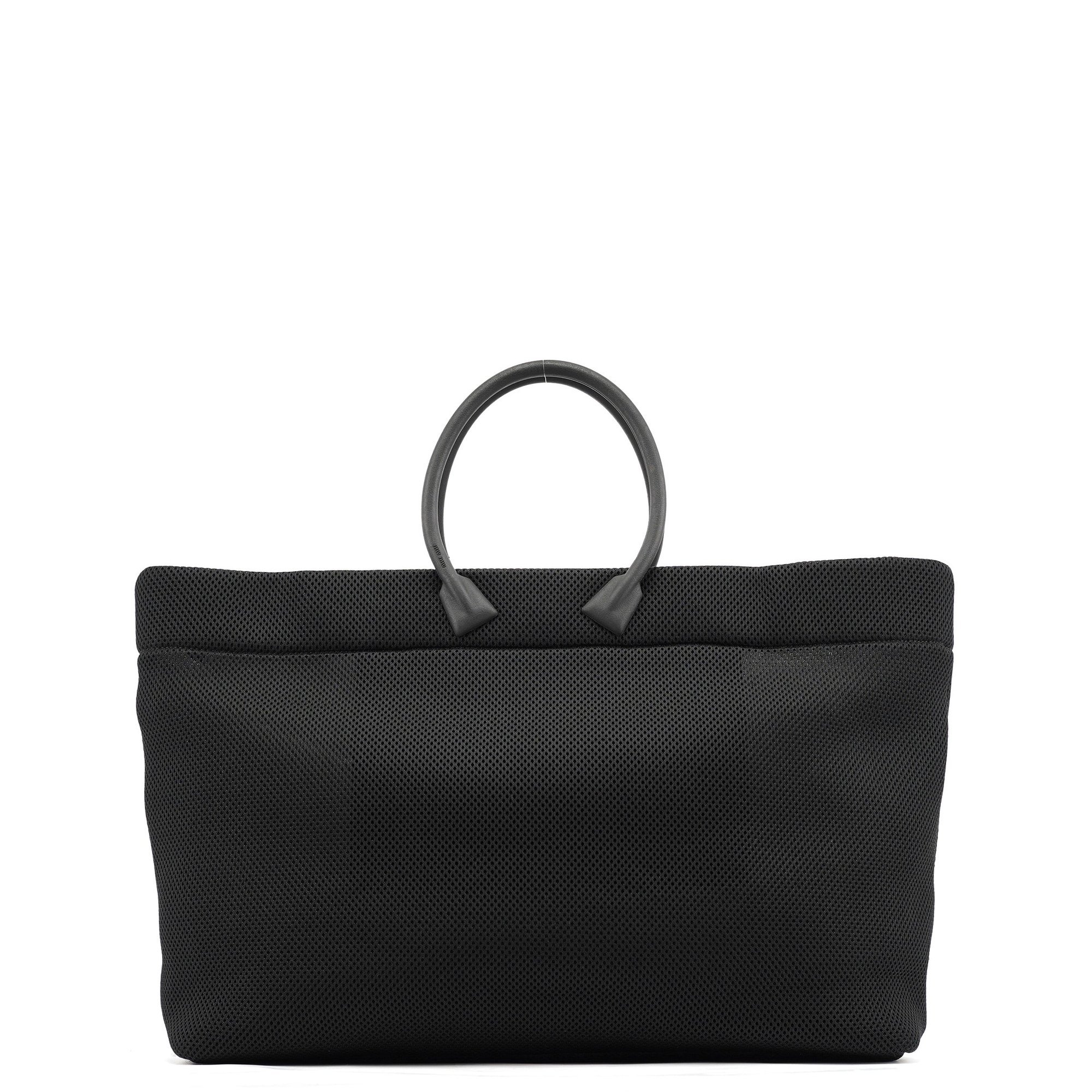 Pocket leather tote