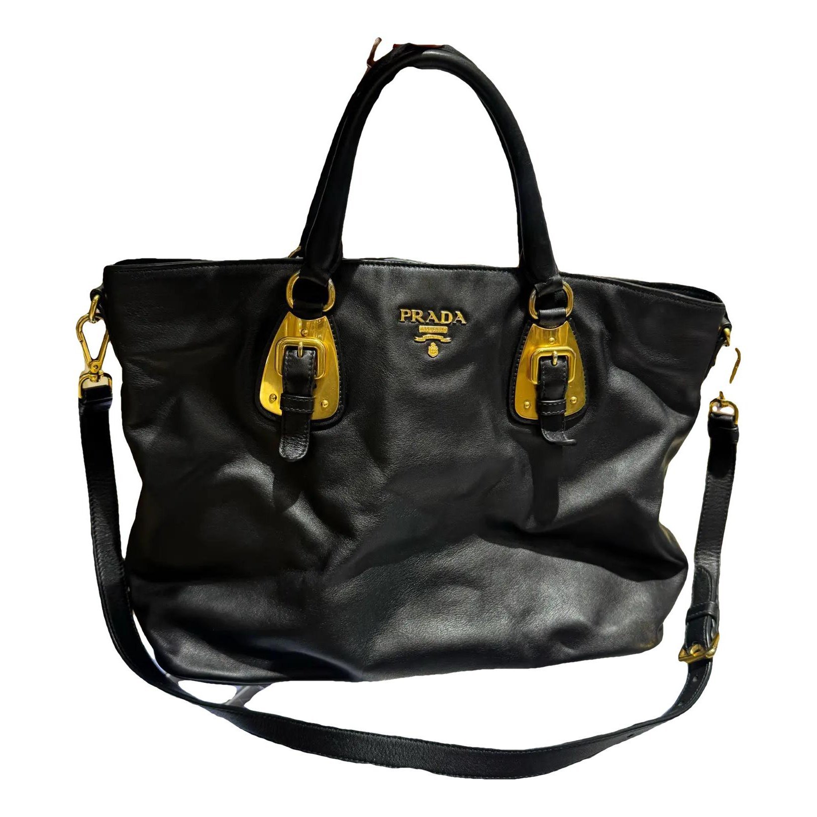 Leather tote