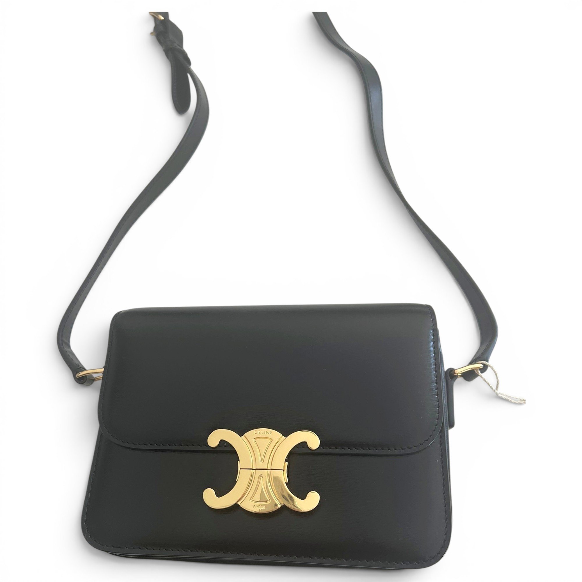 Celine Triomphe leather handbag