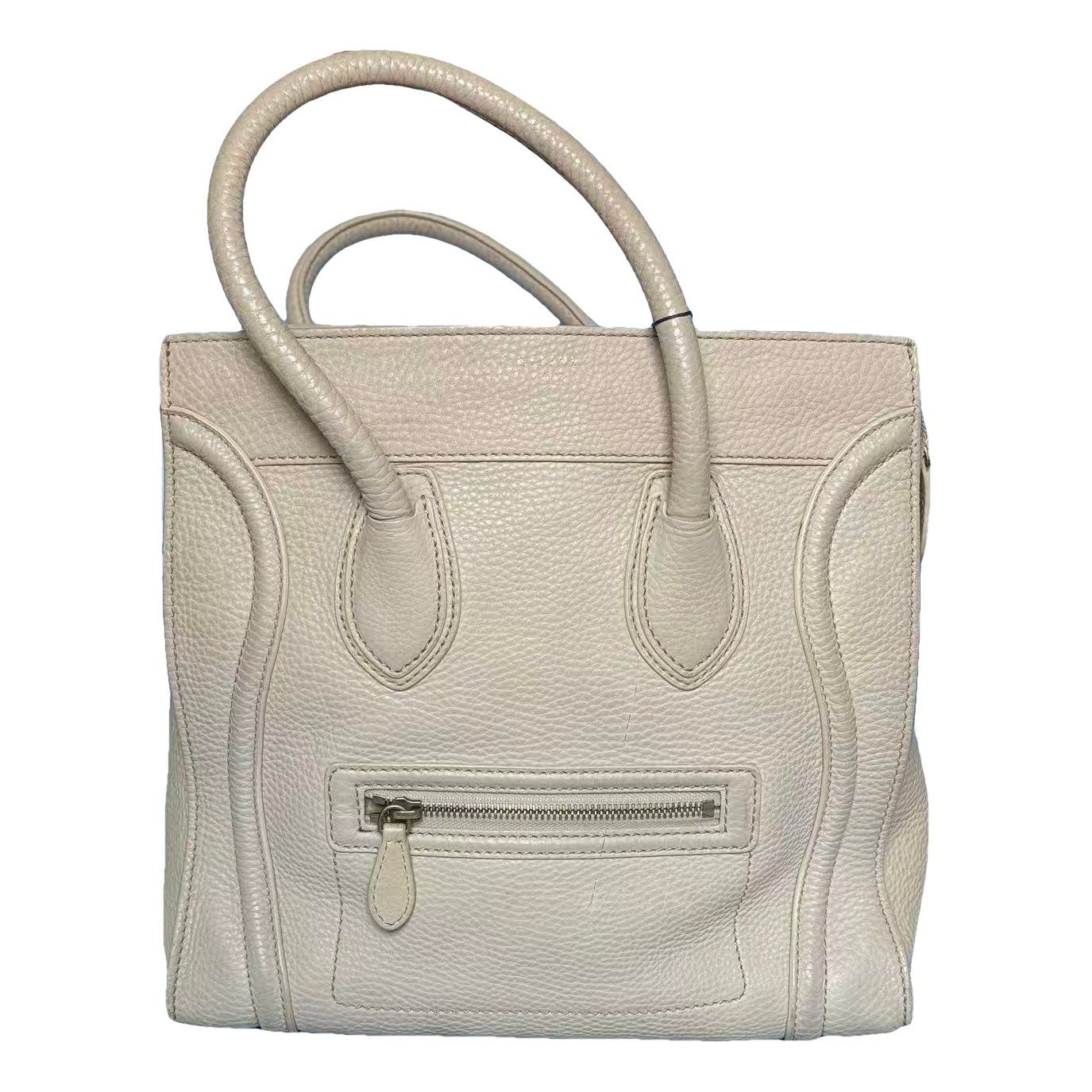 Luggage leather handbag