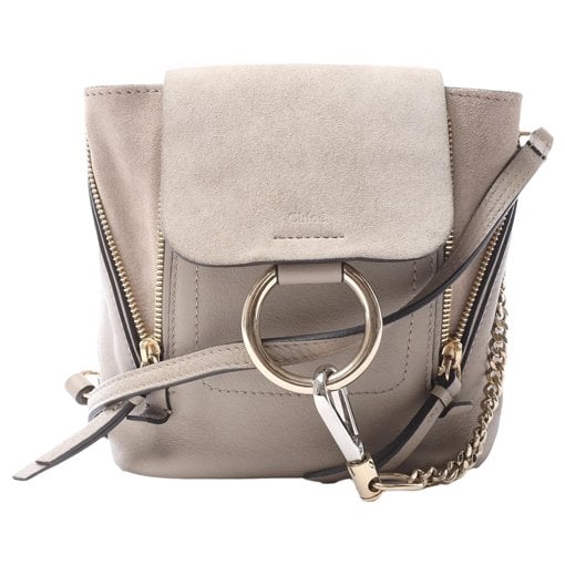 Faye leather backpack