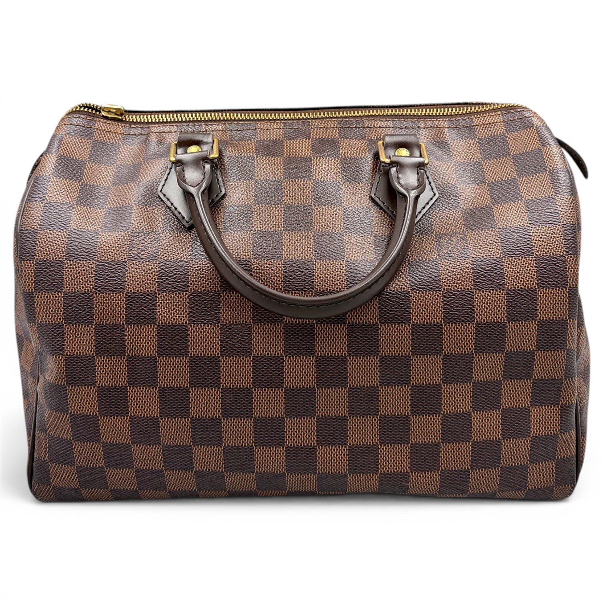 Speedy leather handbag