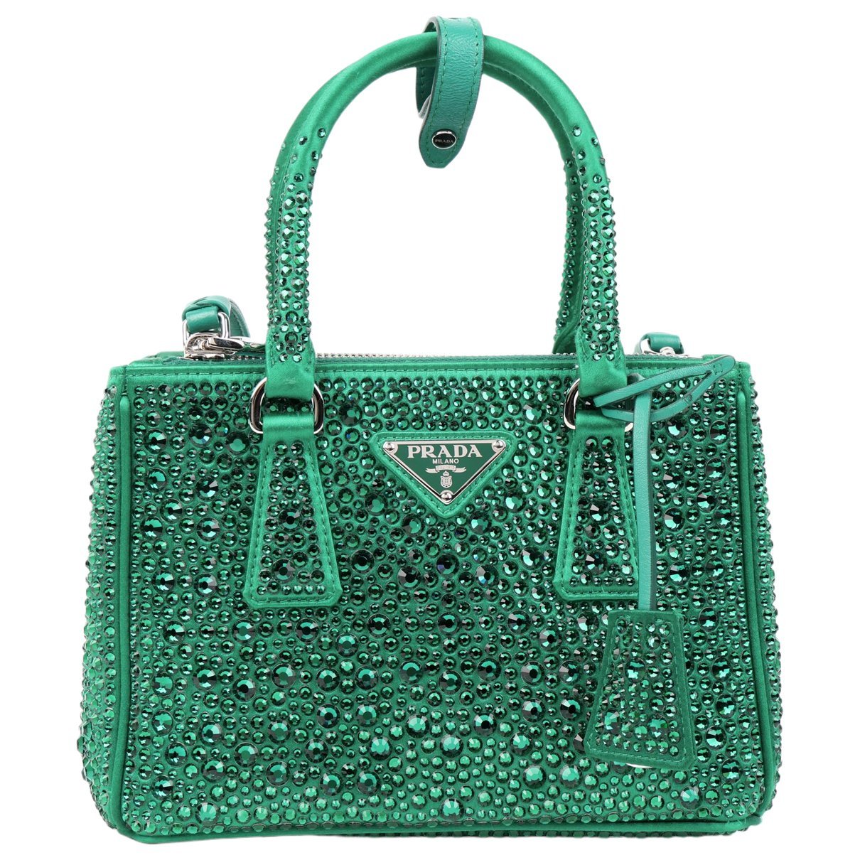 Prada Galleria glitter tote