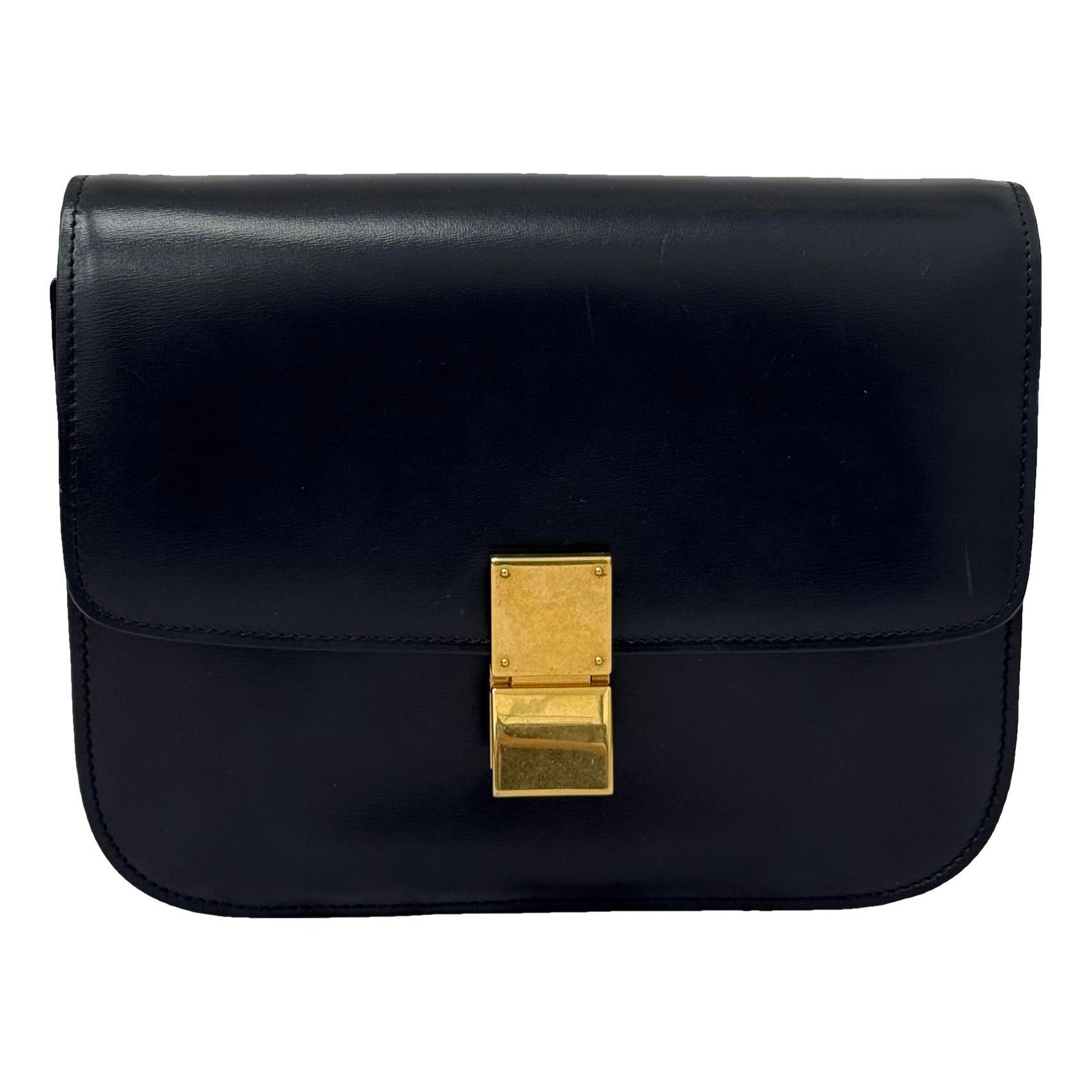 Classic leather handbag