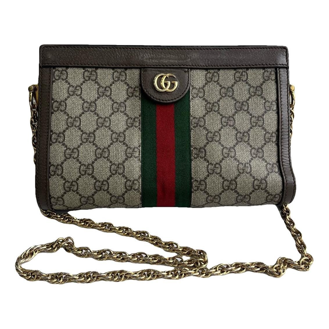 Ophidia Chain leather handbag
