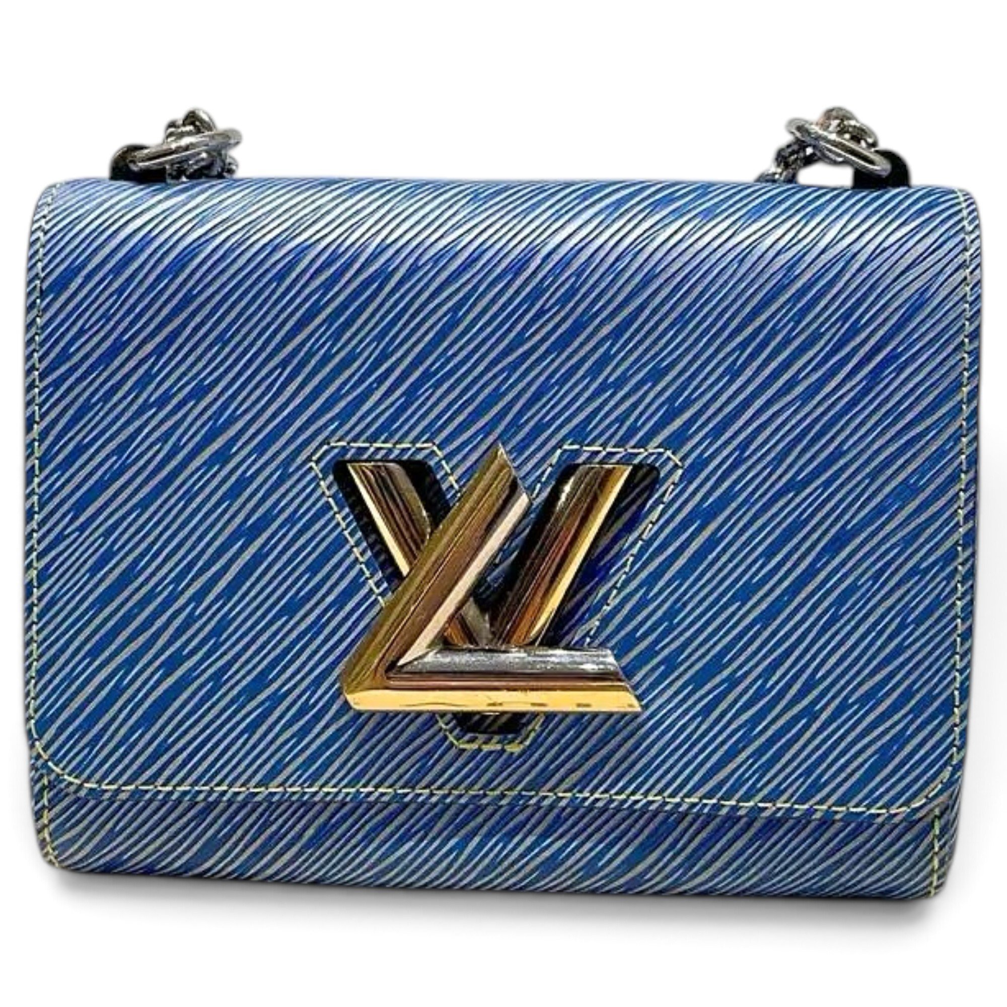 Twist leather crossbody bag