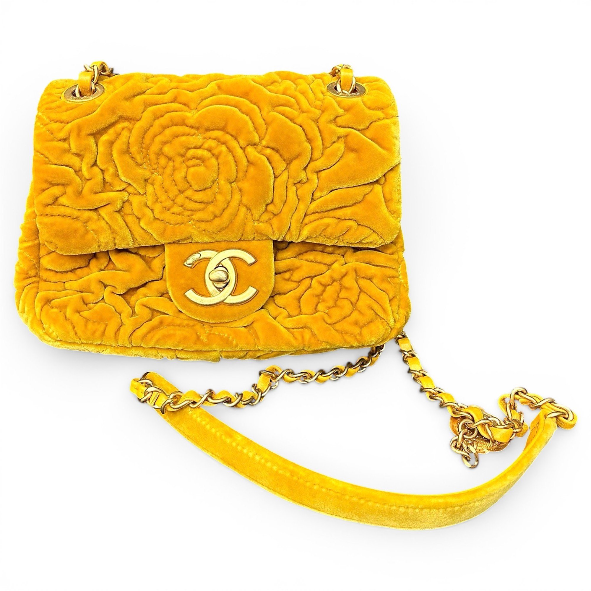 Velvet handbag