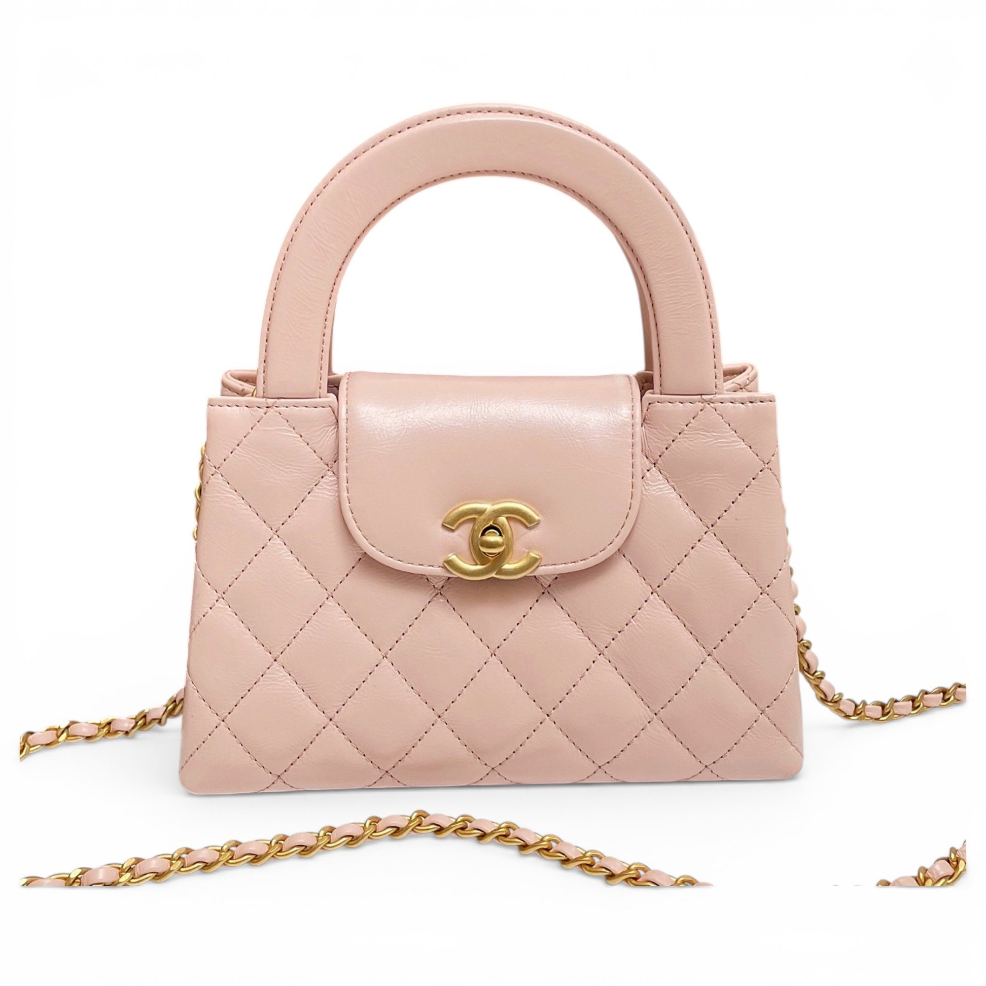 Mini Shopping leather crossbody bag