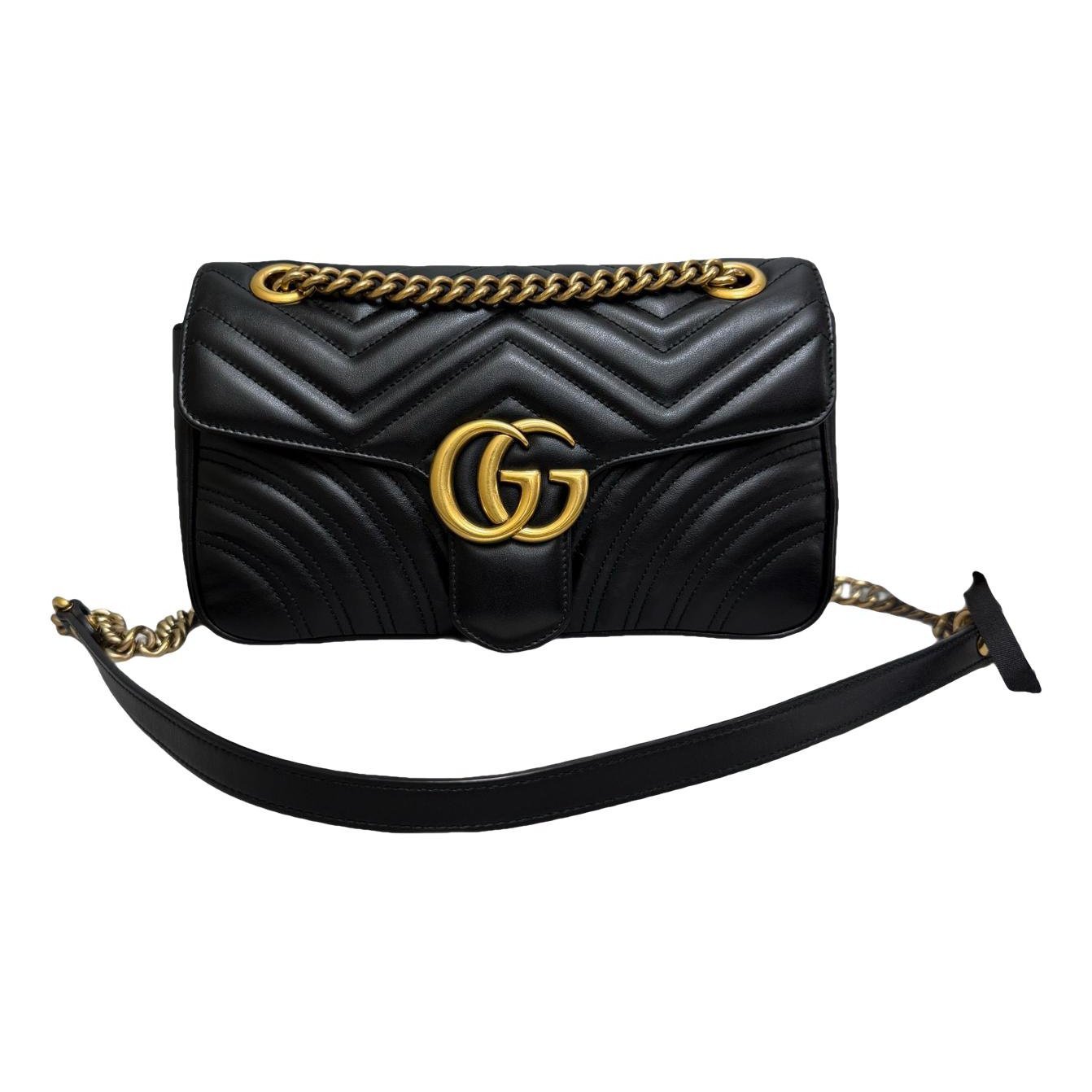 GG Marmont Chain Flap leather handbag