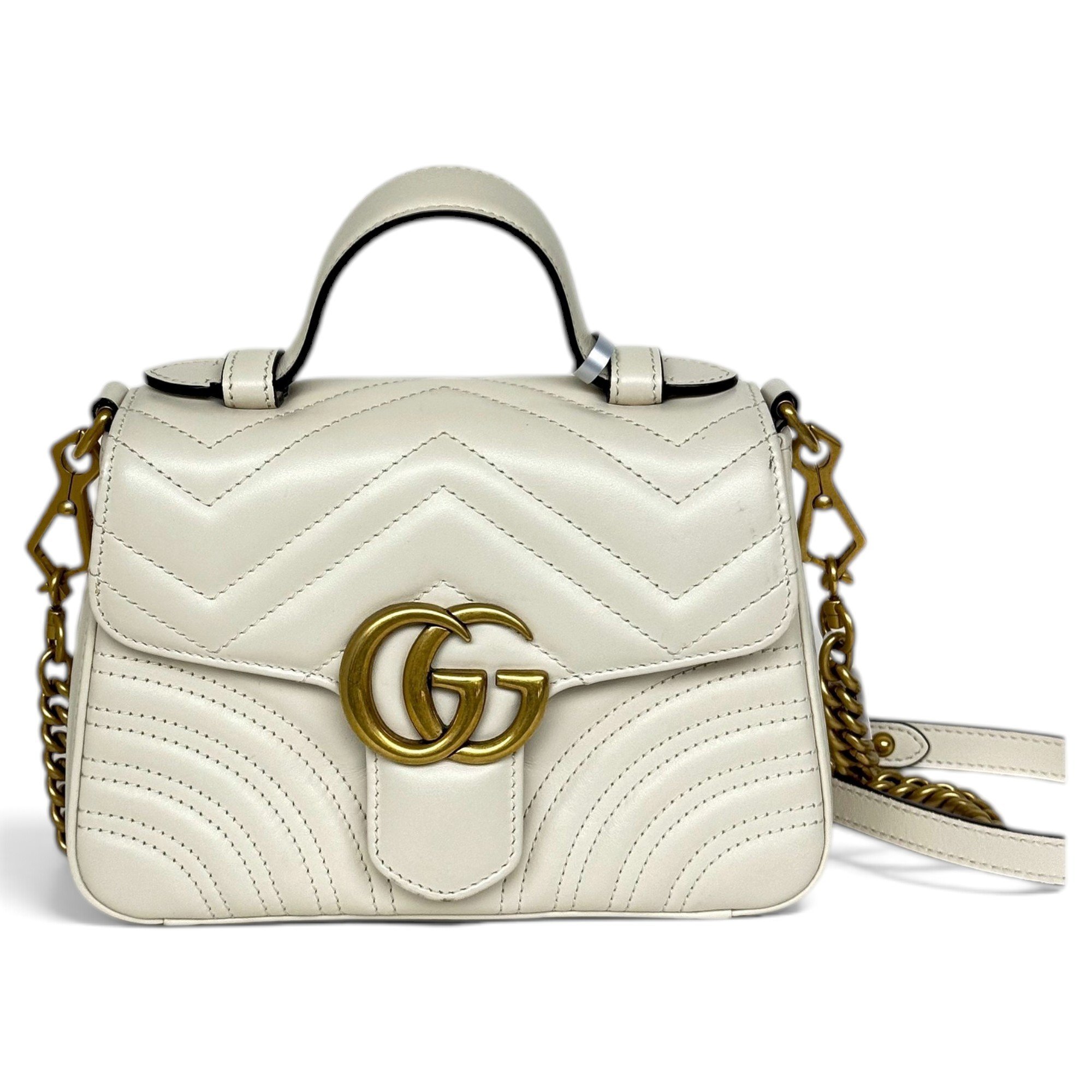 GG Marmont Flap leather crossbody bag