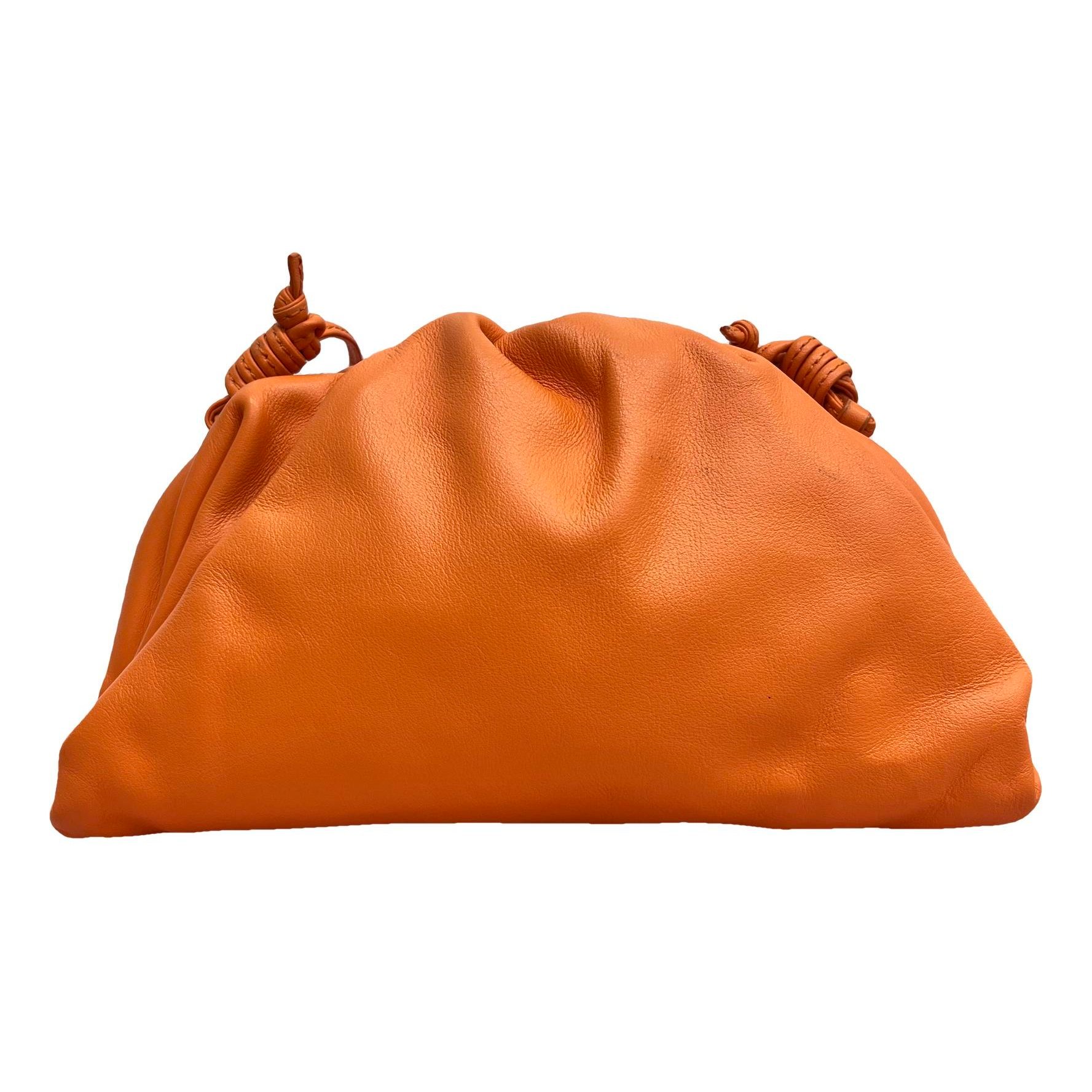 Pouch leather handbag