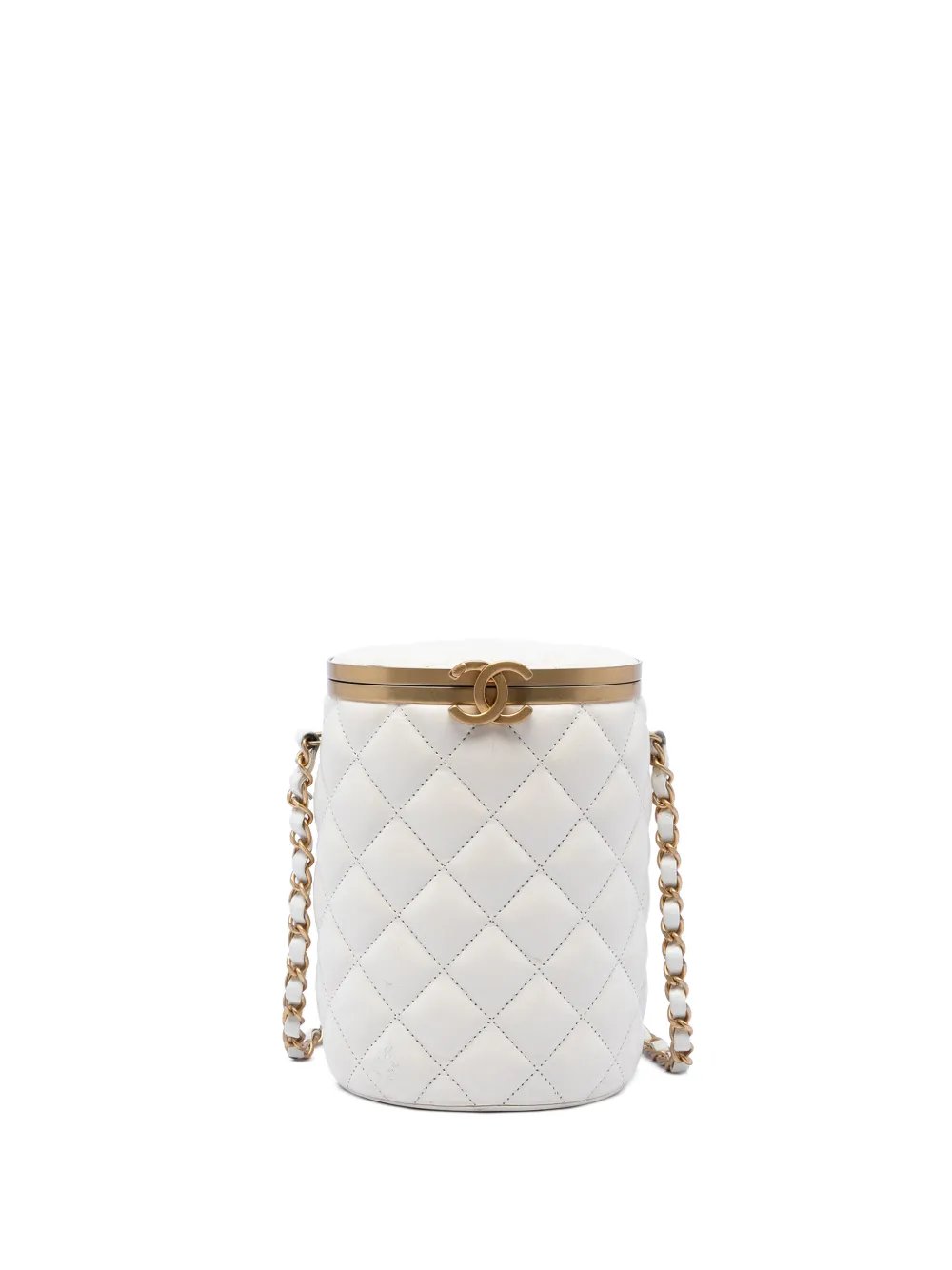 2021-2026 Small Quilted Lambskin Crown Box Bag crossbody bag