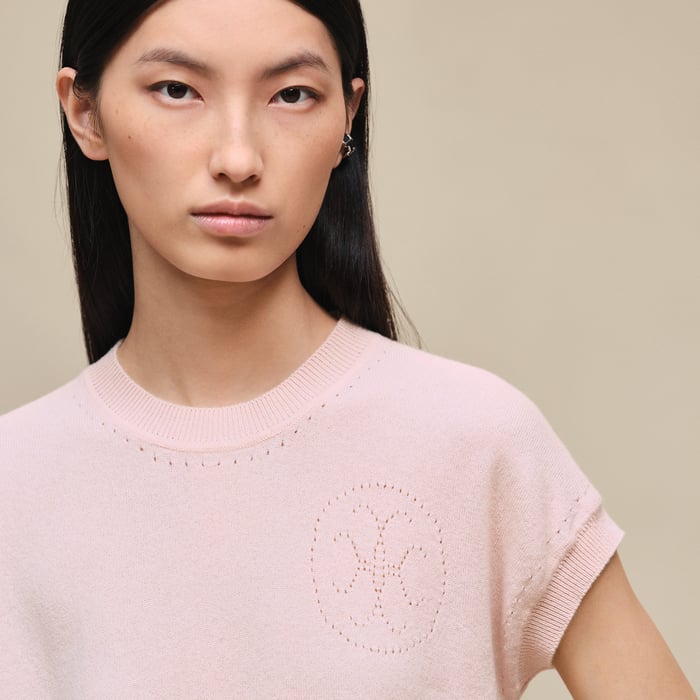 Rose Palomino Short-sleeve Sweater