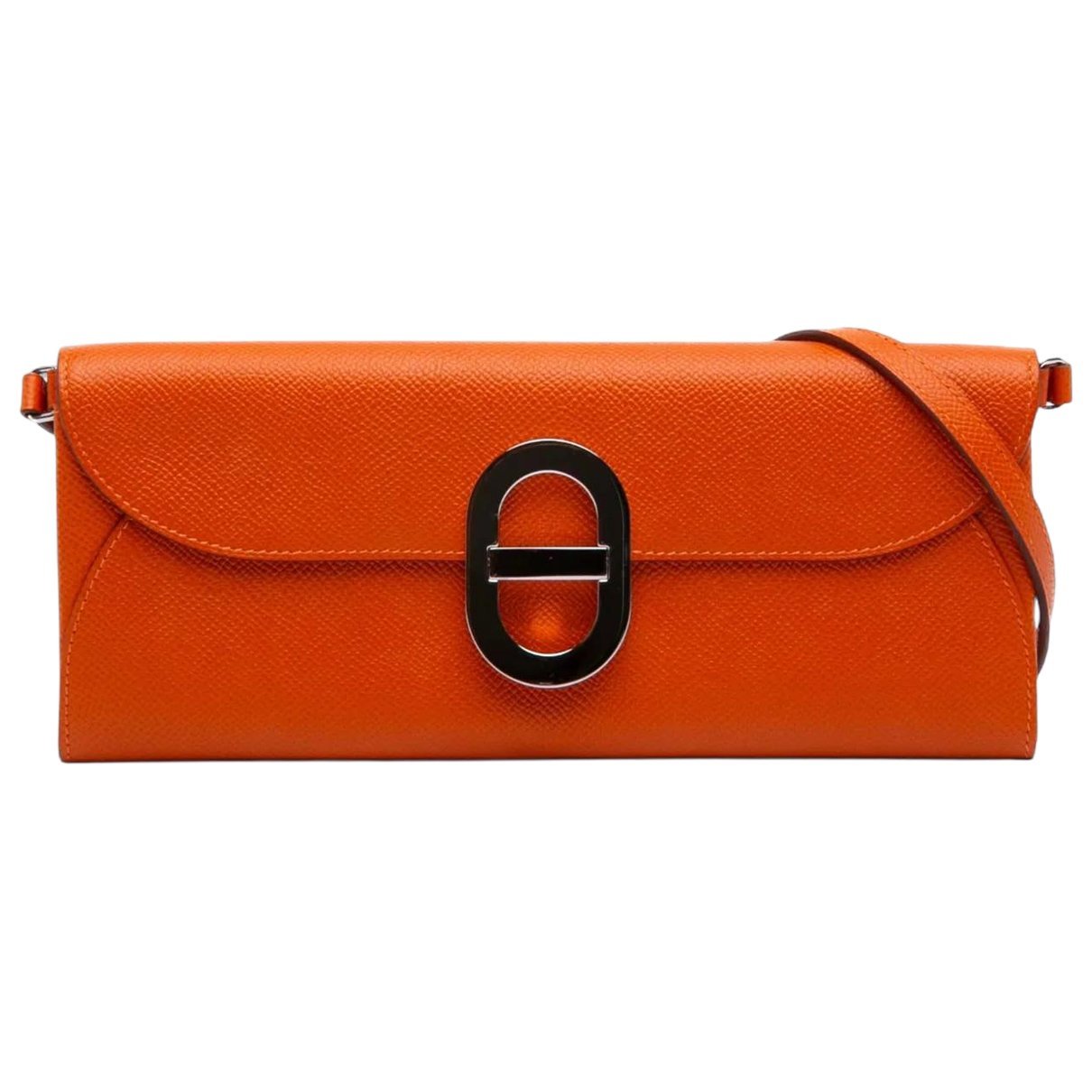 H leather crossbody bag