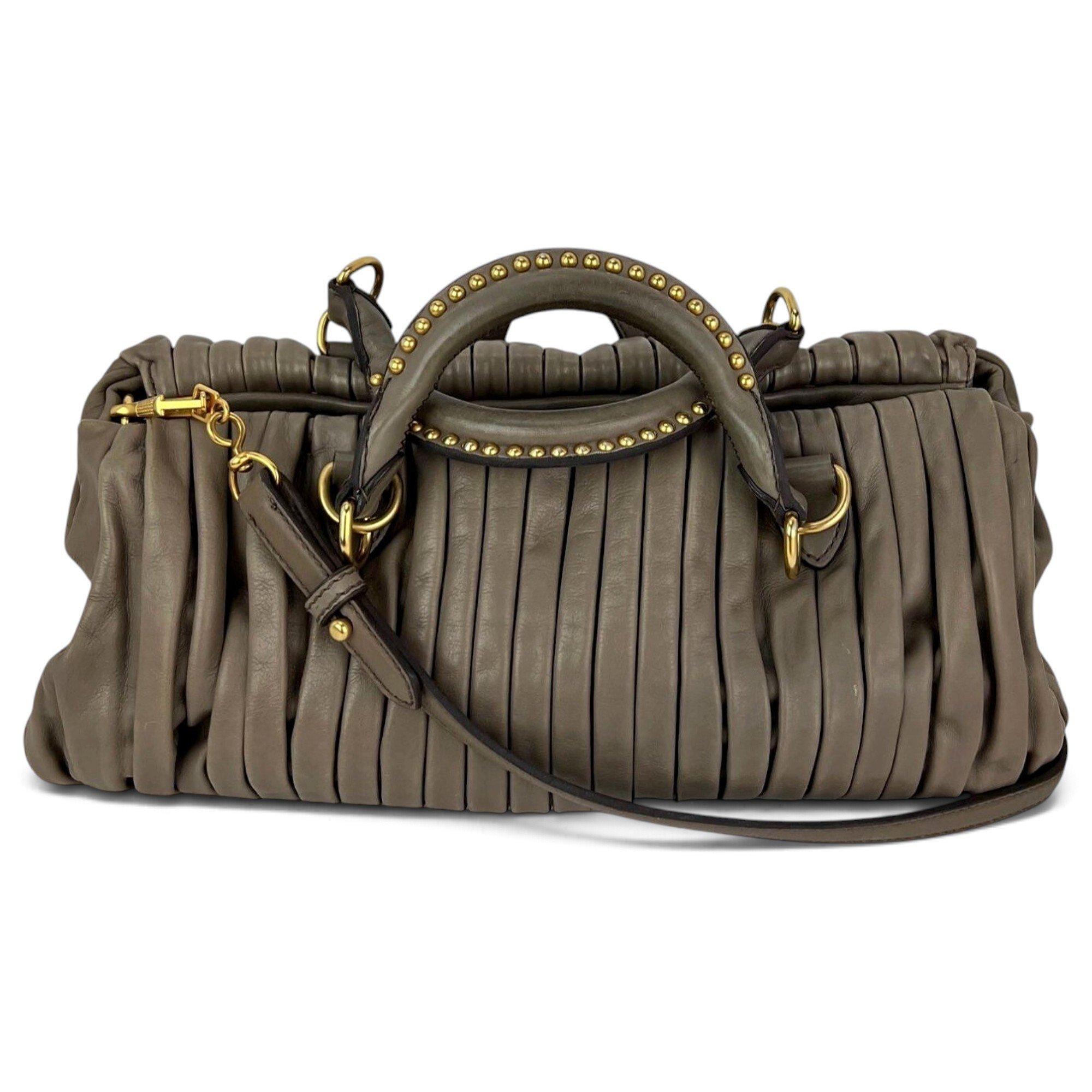 Leather handbag