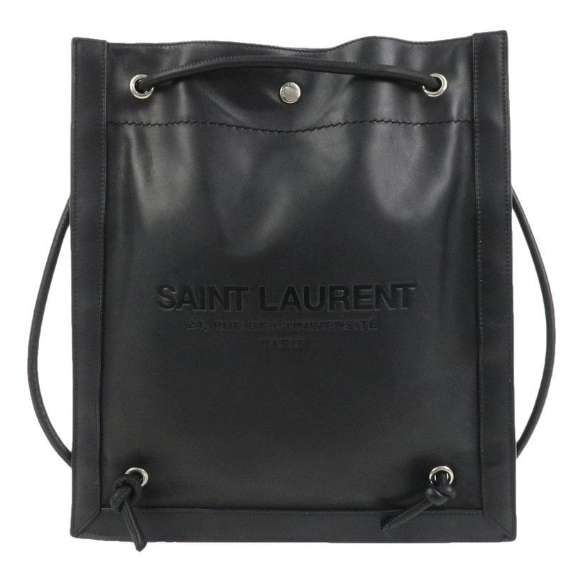 Leather backpack