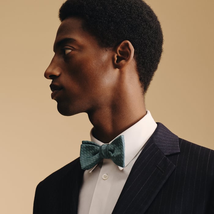 Vert Émeraude H Discret Unie Bow Tie