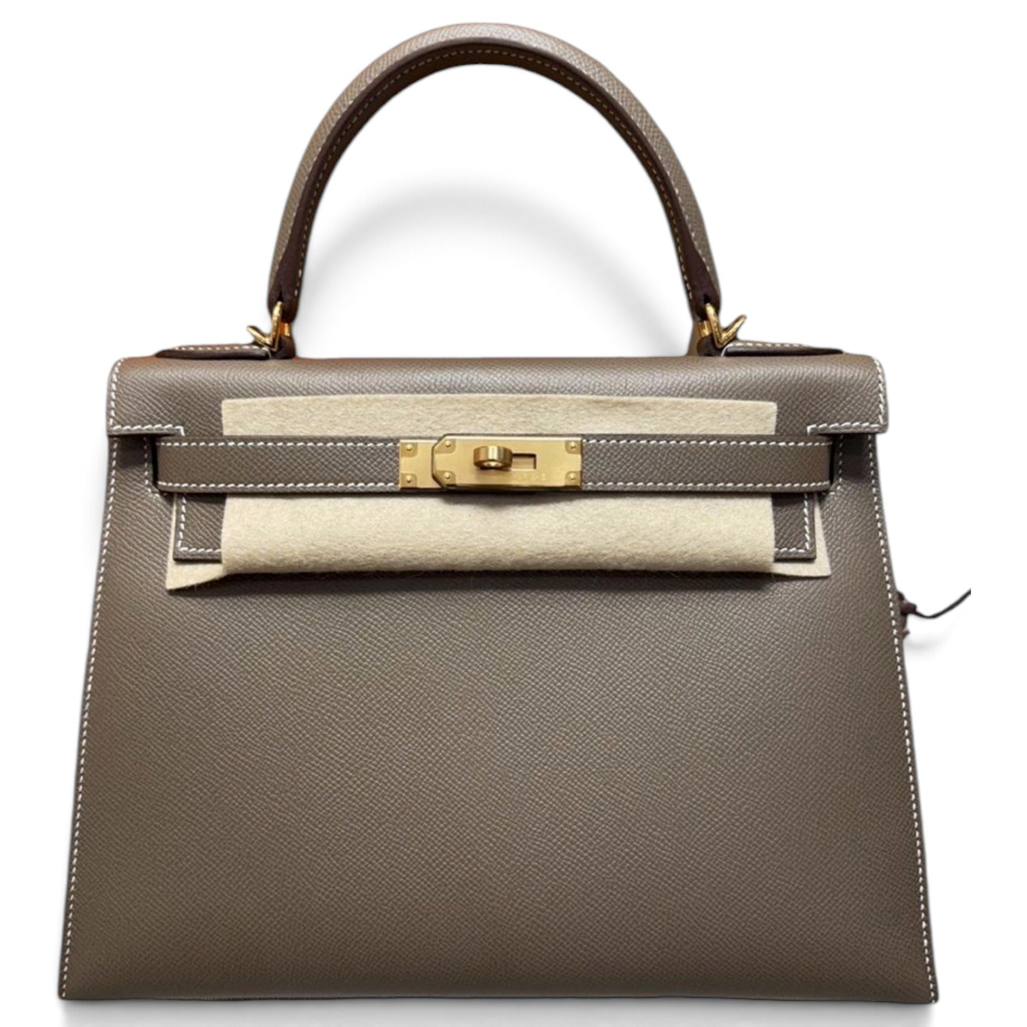 Kelly 25 leather handbag