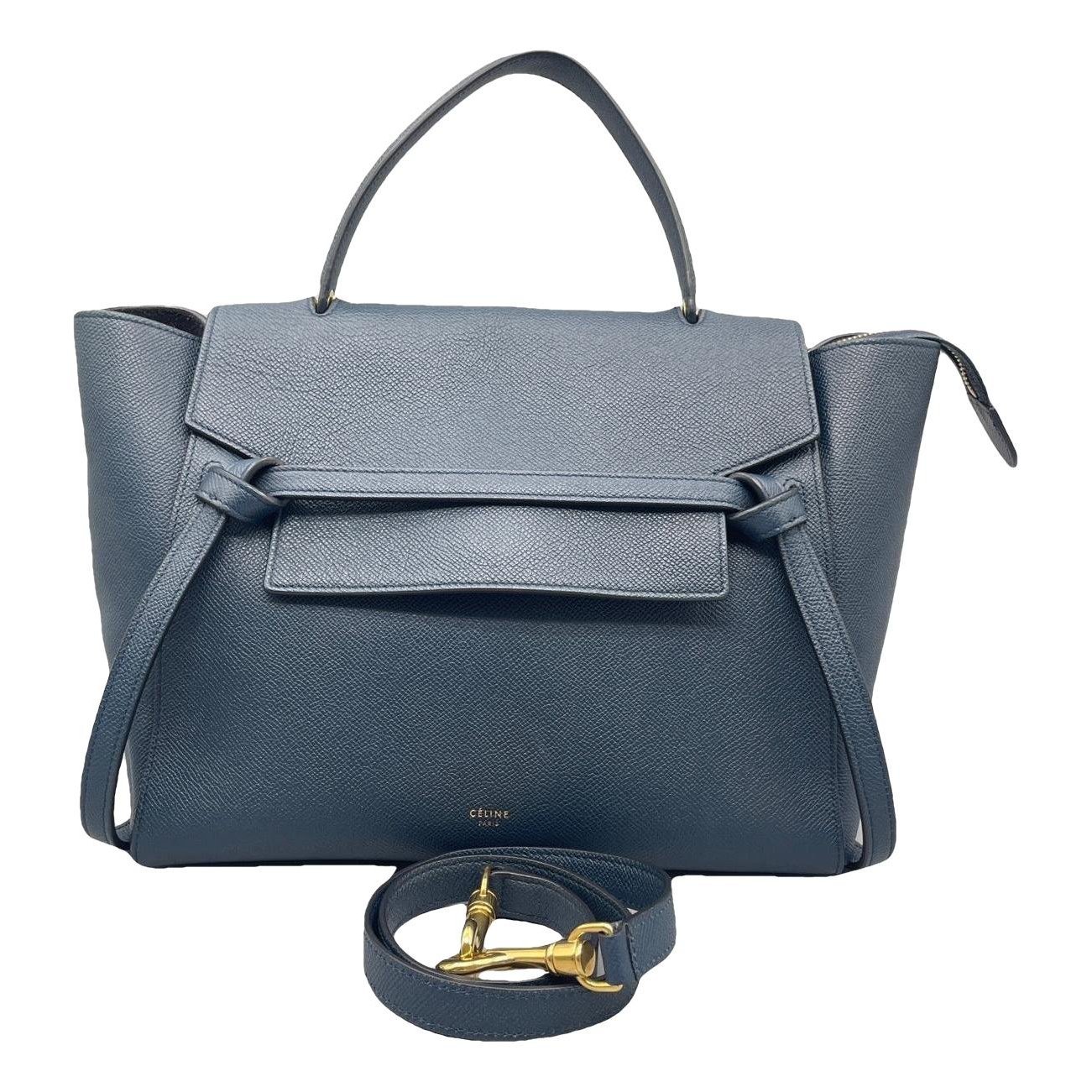 Belt leather handbag