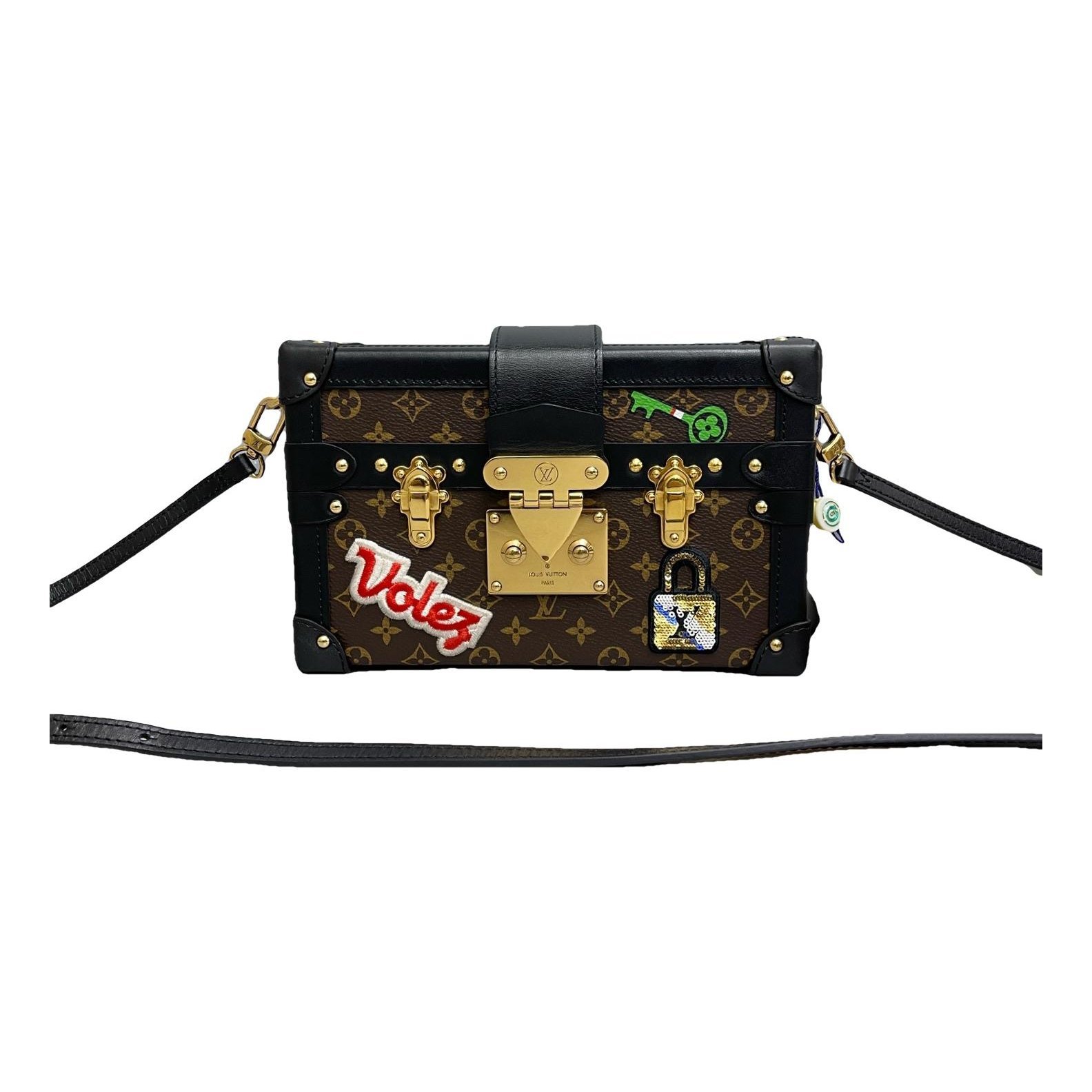 Petite Malle leather handbag
