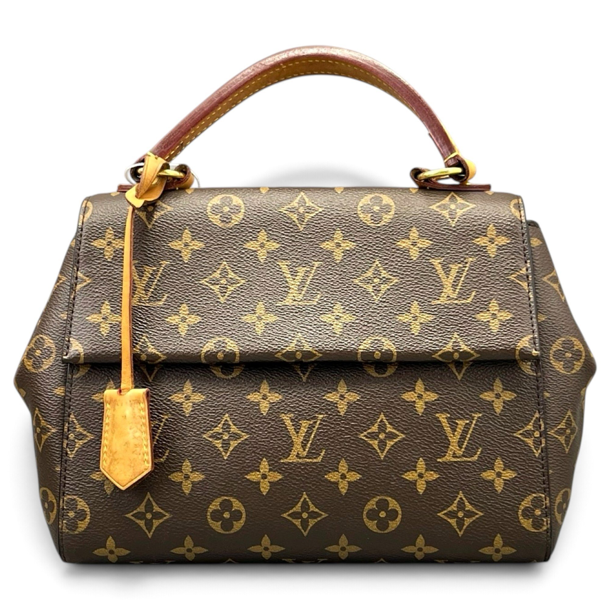 Cluny leather satchel