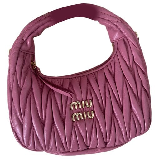 Leather clutch bag