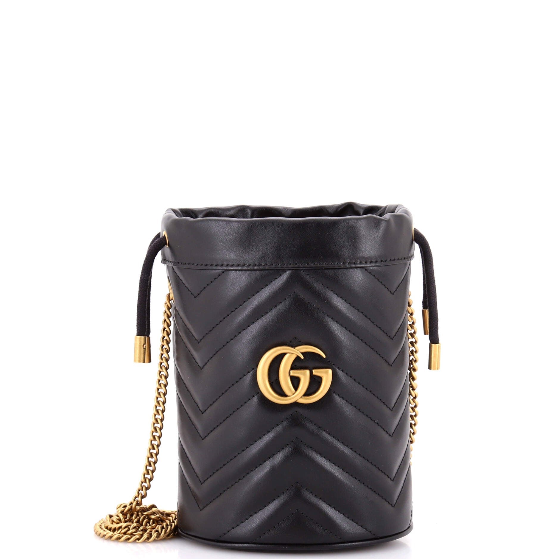 GG Marmont Bucket Bag Matelasse Leather Mini