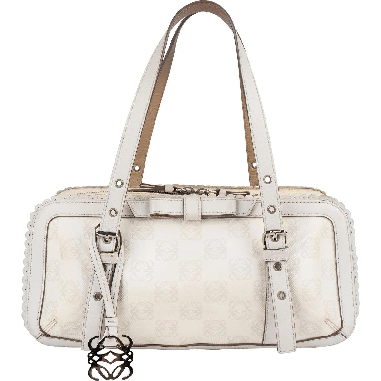 Anagram leather handbag