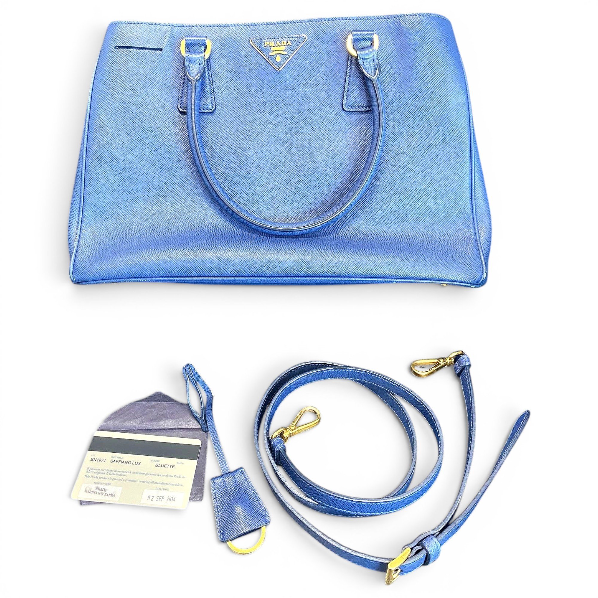 Leather satchel