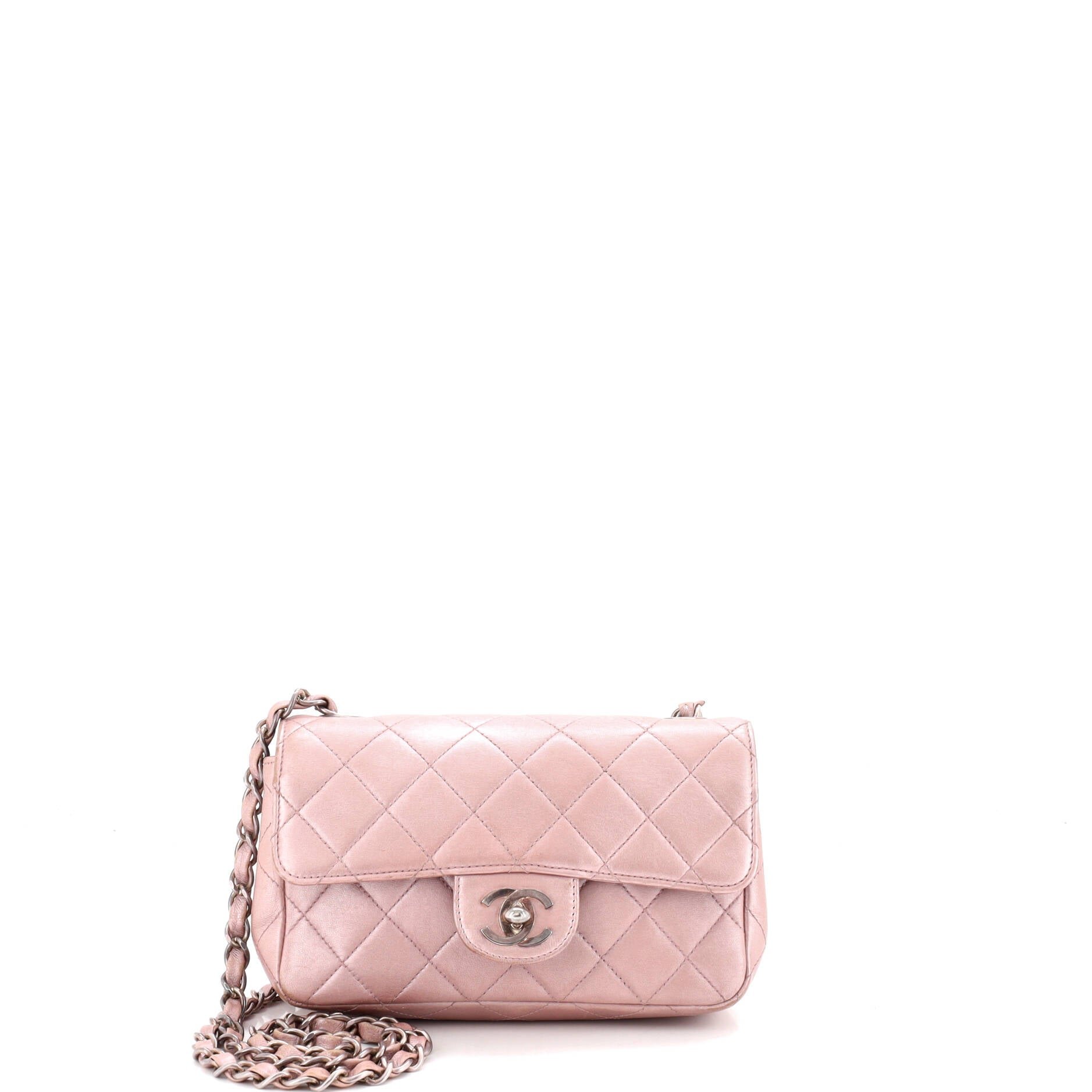 Classic Single Flap Bag Quilted Lambskin Mini