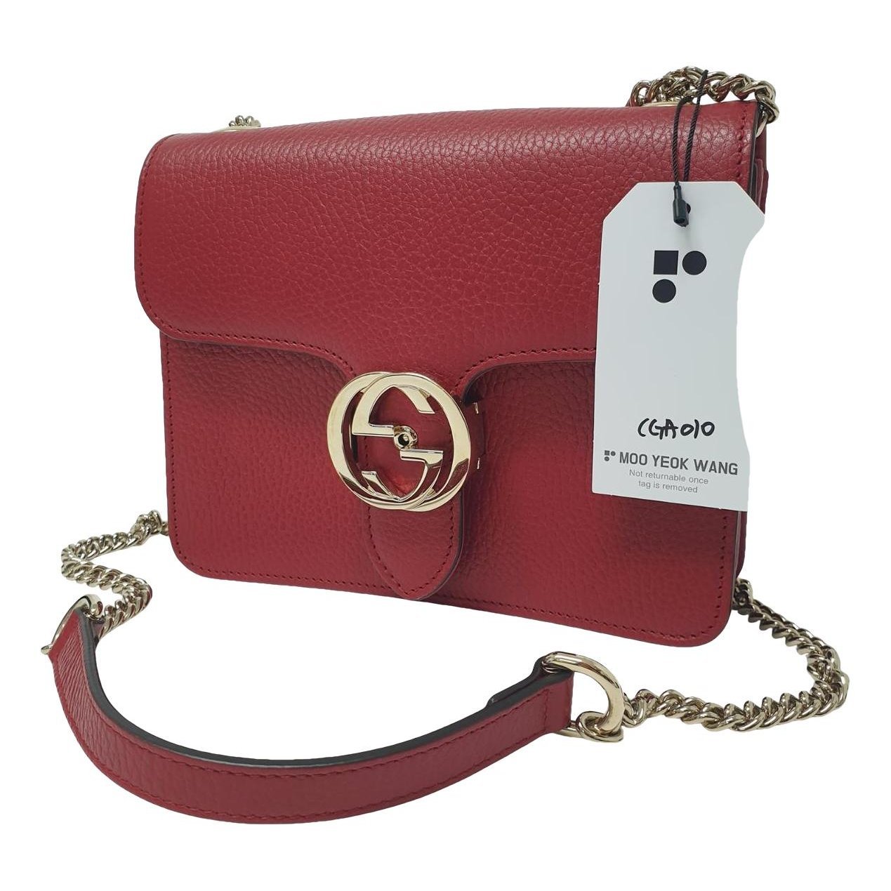 Leather handbag