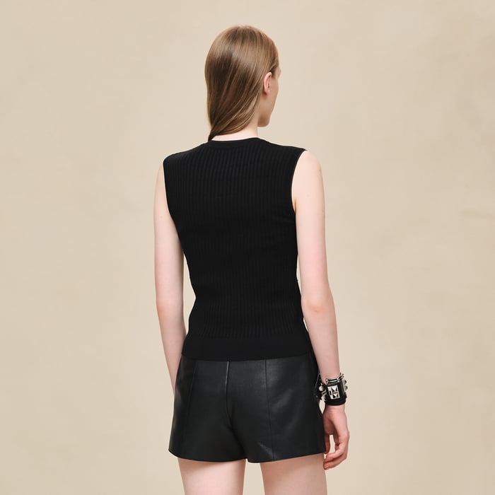 Noir Sleeveless Sweater