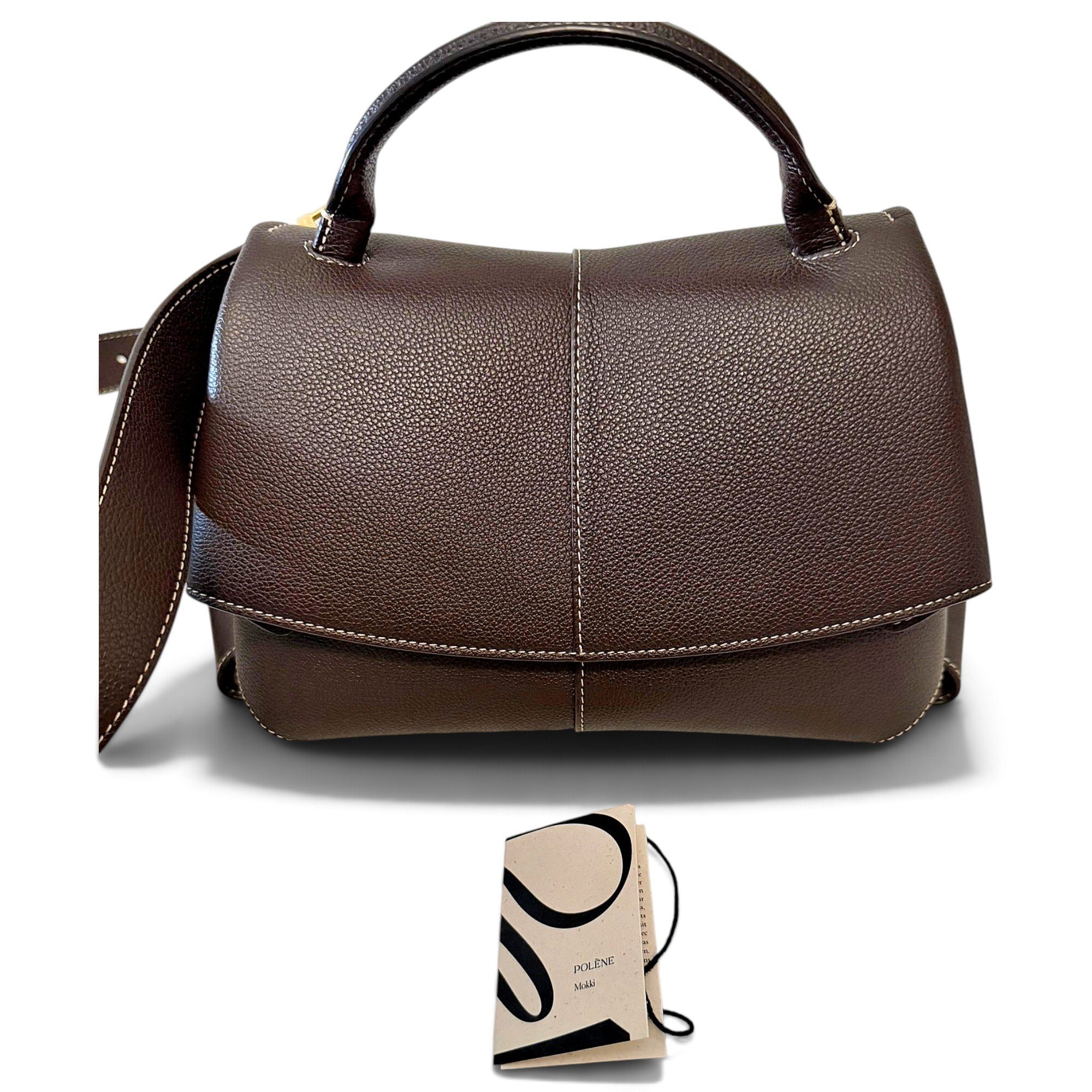 Leather handbag