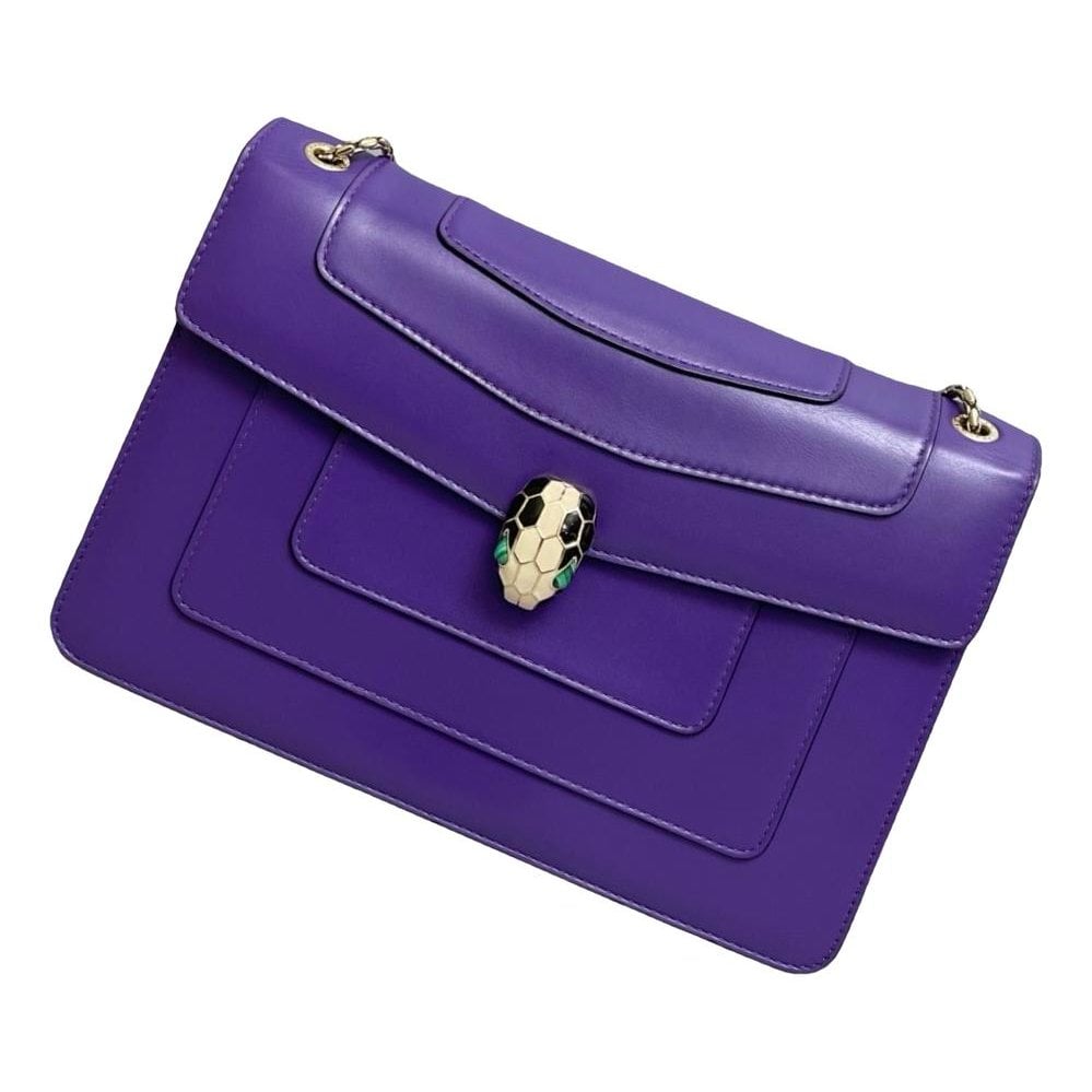 Serpenti leather handbag