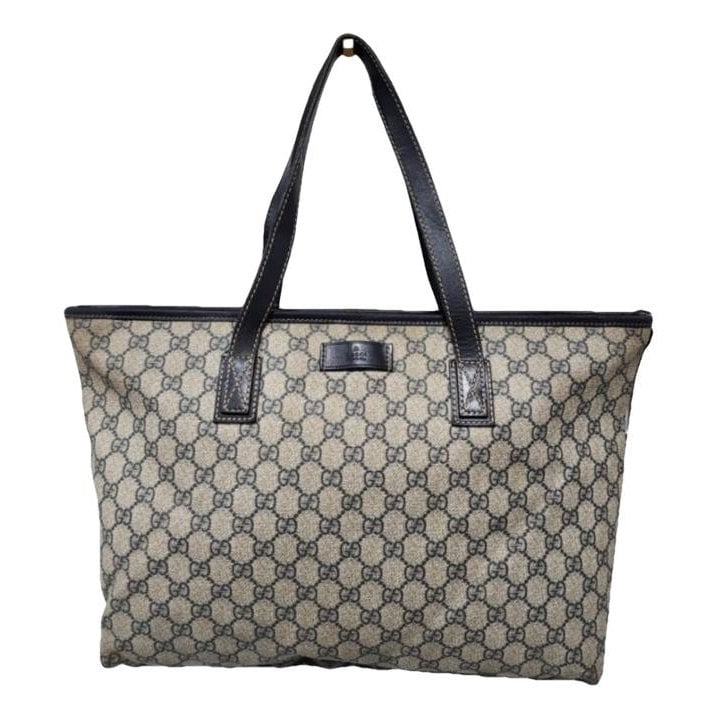 Leather tote