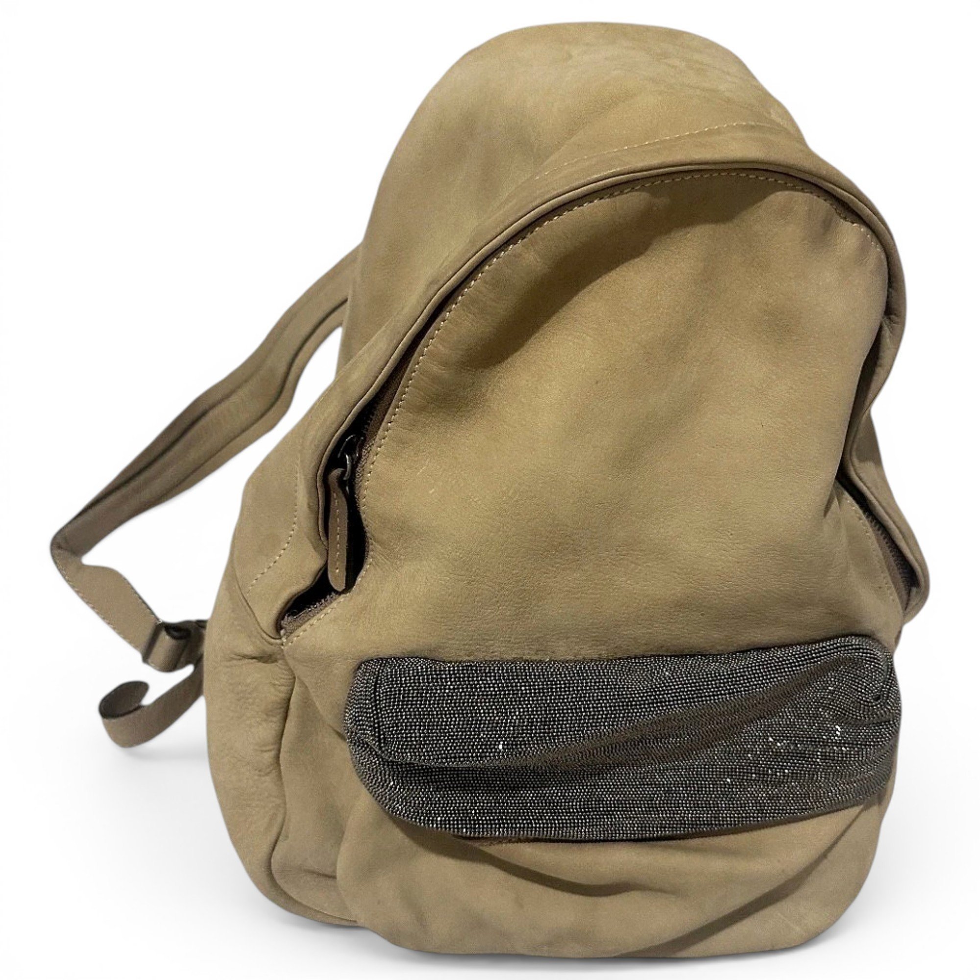 Leather backpack