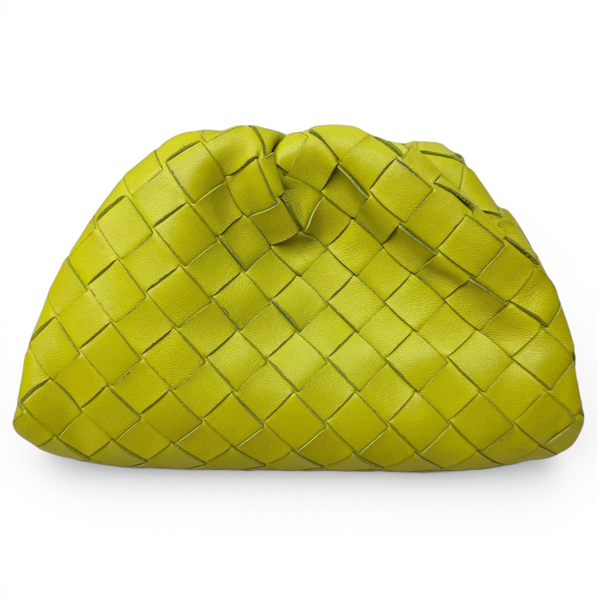 Pouch leather handbag