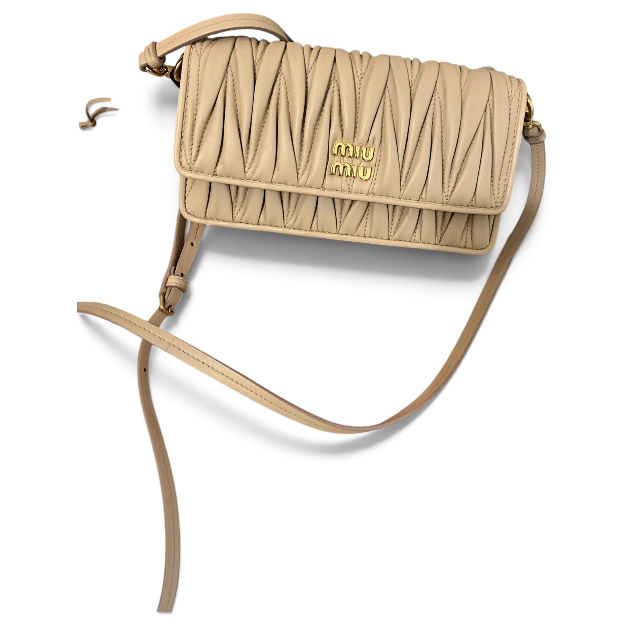 Leather clutch bag