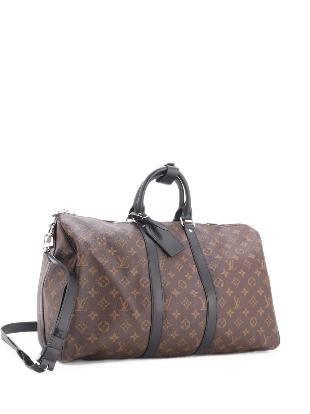 Keepall Bandouliere Bag Macassar Monogram Canvas 45 travel bag