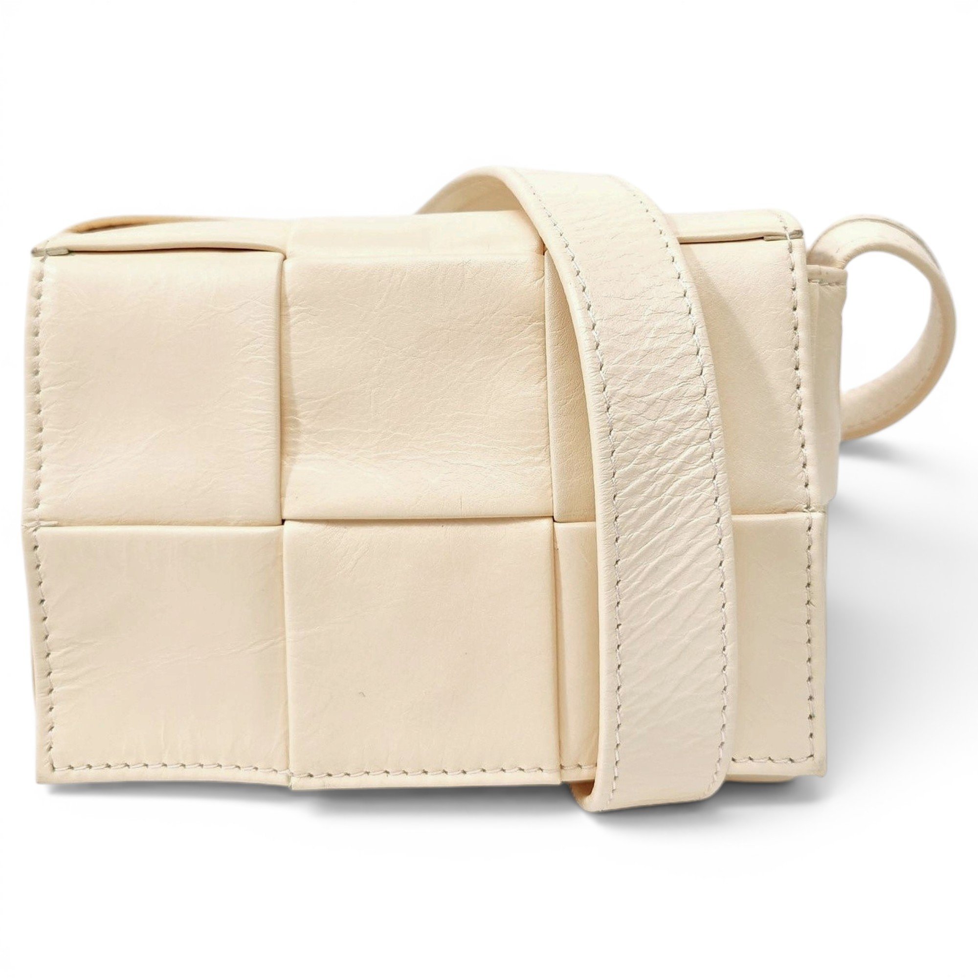 Brick Cassette leather handbag