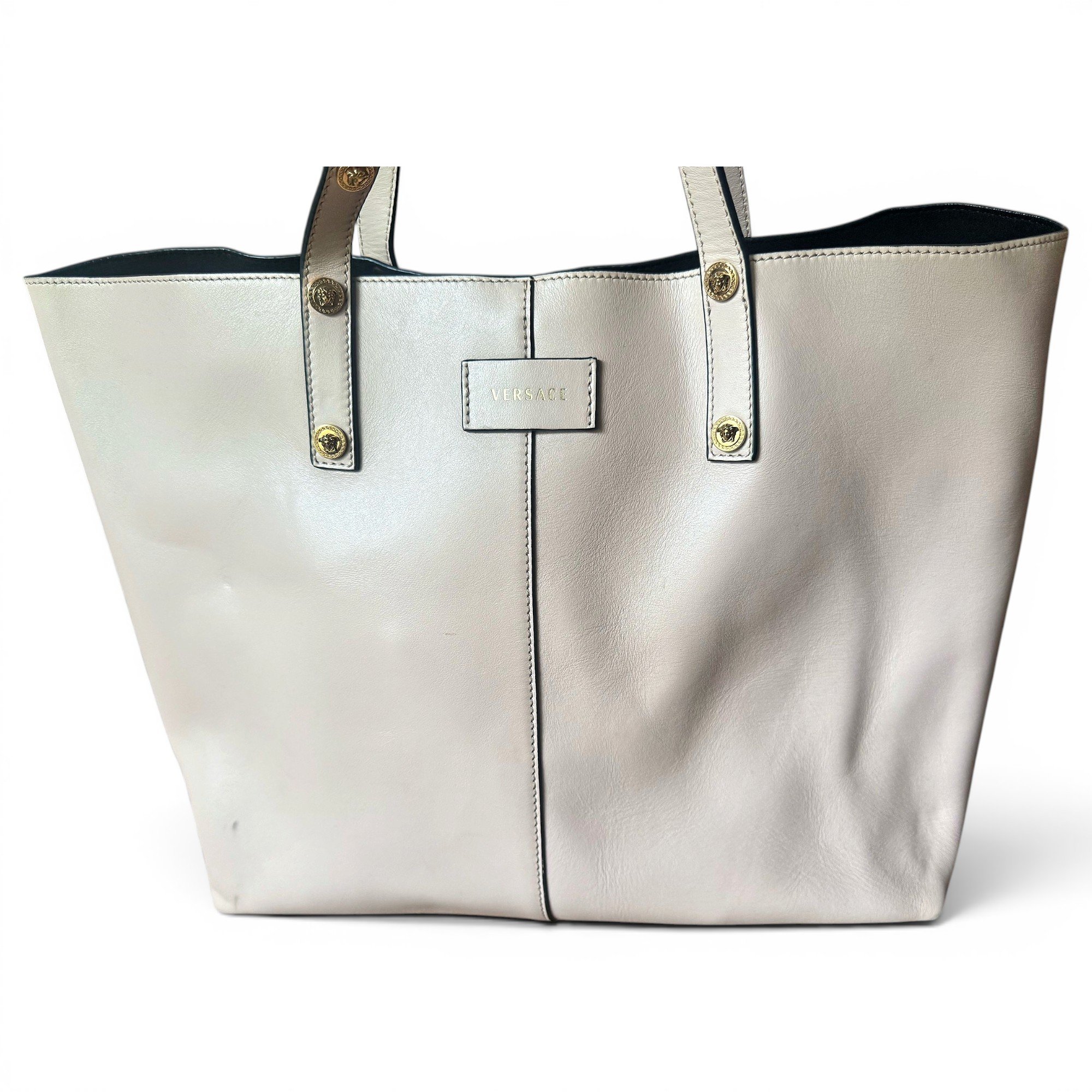 Leather tote