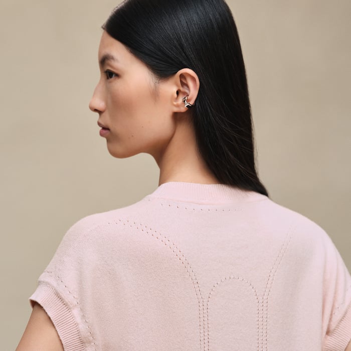 Rose Palomino Short-sleeve Sweater