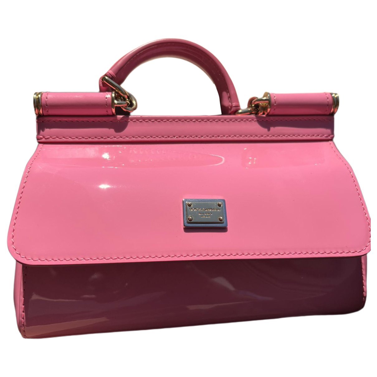 Patent leather crossbody bag
