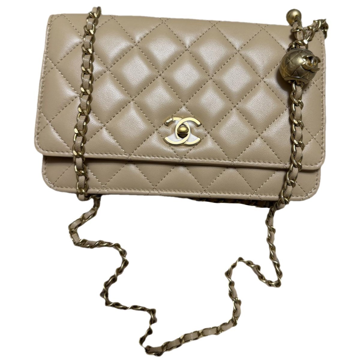 Wallet On Chain Timeless/Classique leather crossbody bag