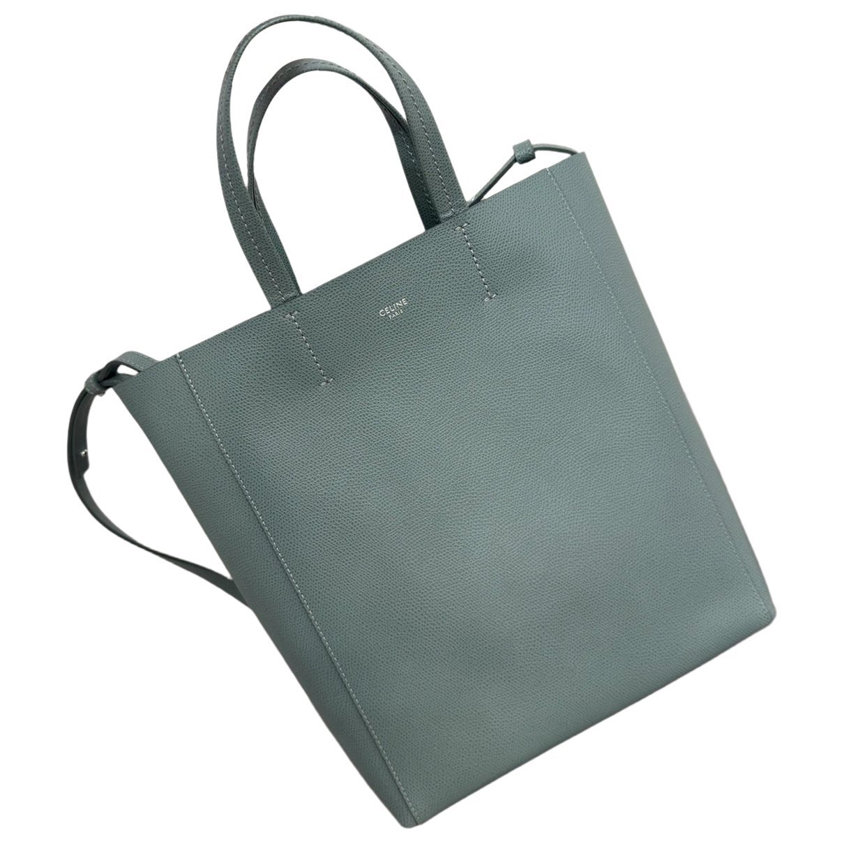 Cabas leather tote