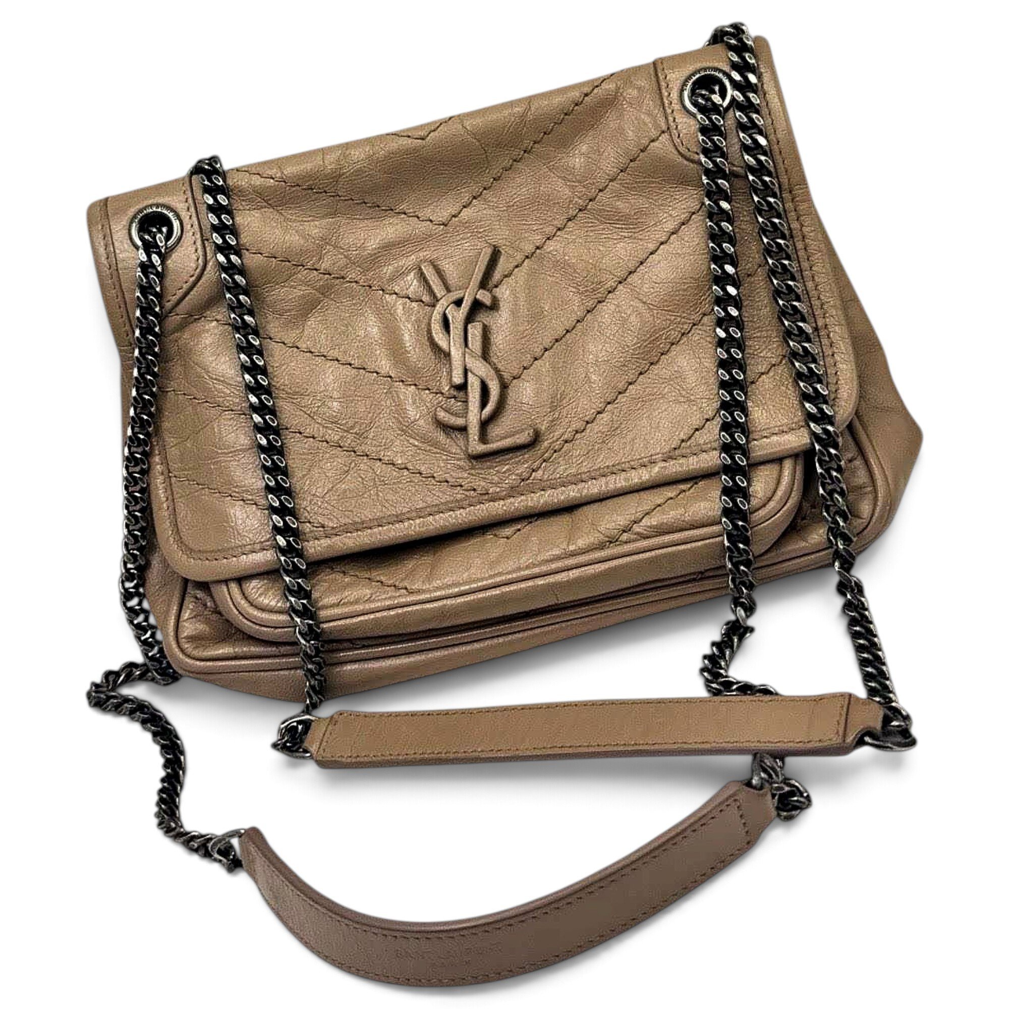 Niki leather crossbody bag