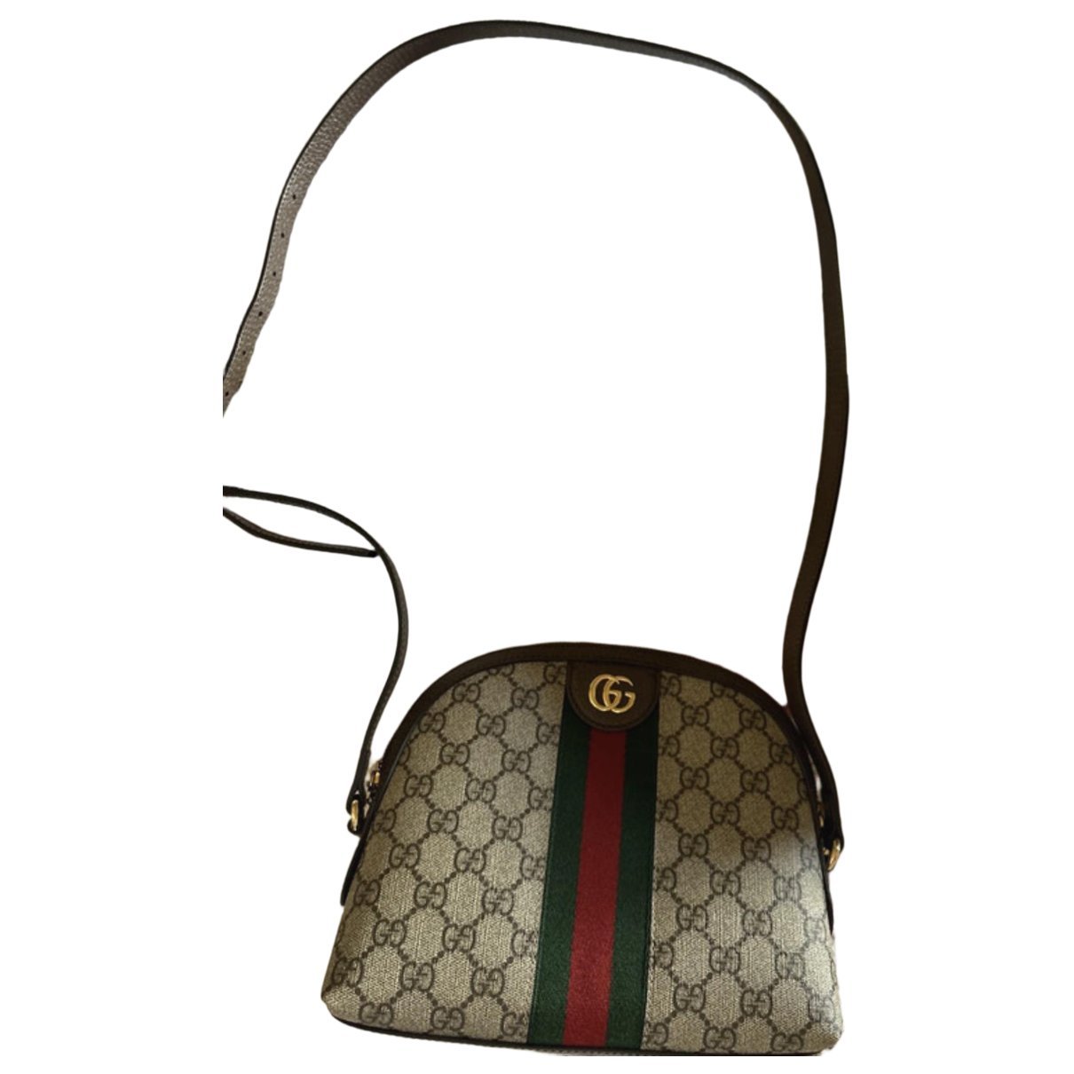 Ophidia Dome leather handbag